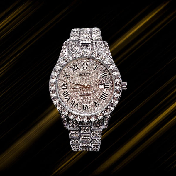 Iced out Rolex