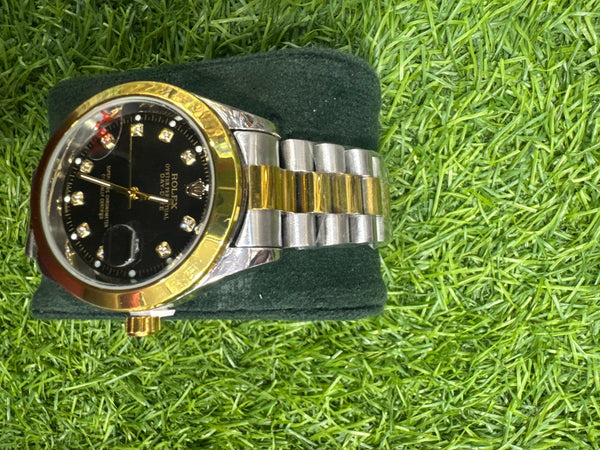 Rolex Oyster Balck/Gold