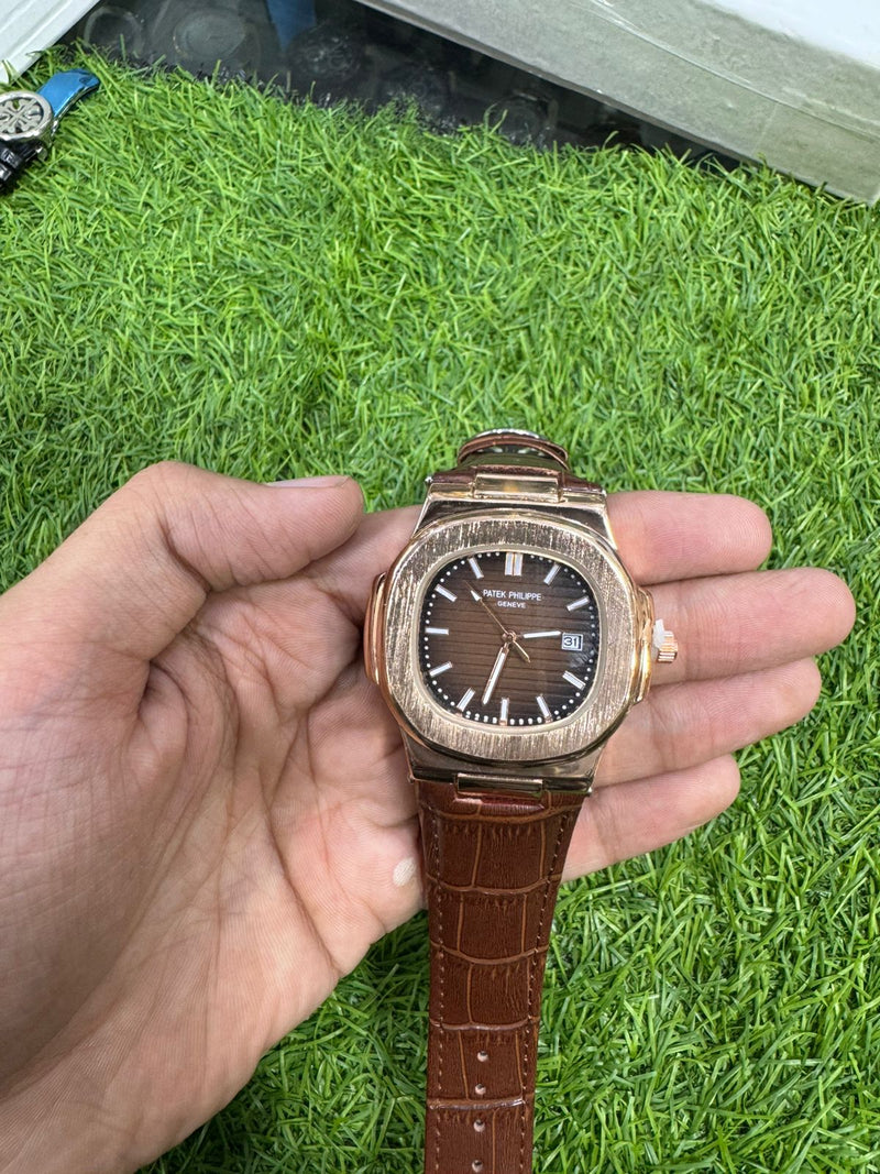 Patek Phillipe Master Leather Edition Brown