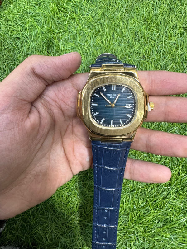 Patek Phillipe Master Leather Edition Blue