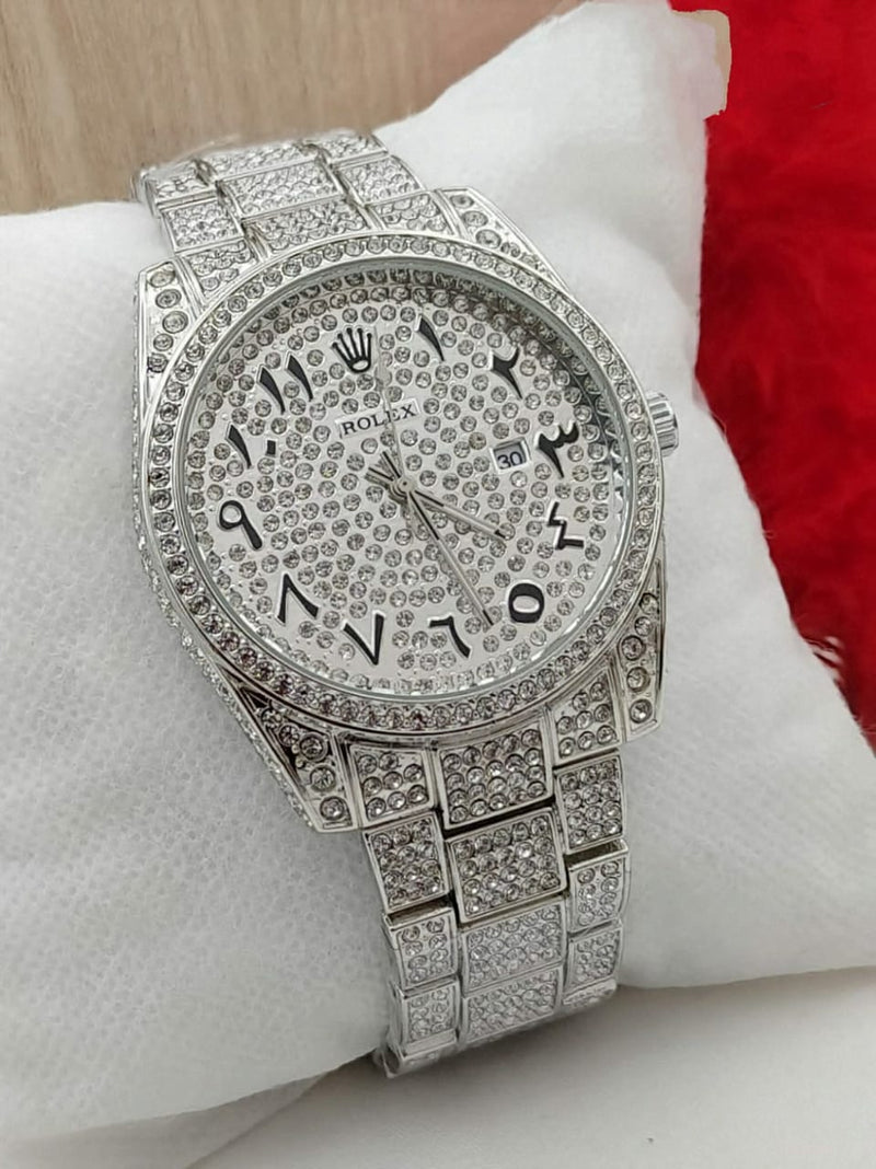 Iced out Rolex